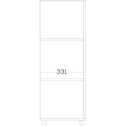 Meuble à chaussures Beaux Meubles Pas Chers BST21-06 Blanc 67.5x96.5x35 cm
