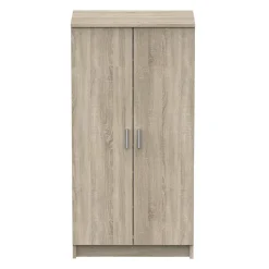 Meuble à chaussures Dpapett, Meuble chaussures peu encombrante, Armoire polyvalente avec 5 étagères, 55x36h108 cm, Chêne