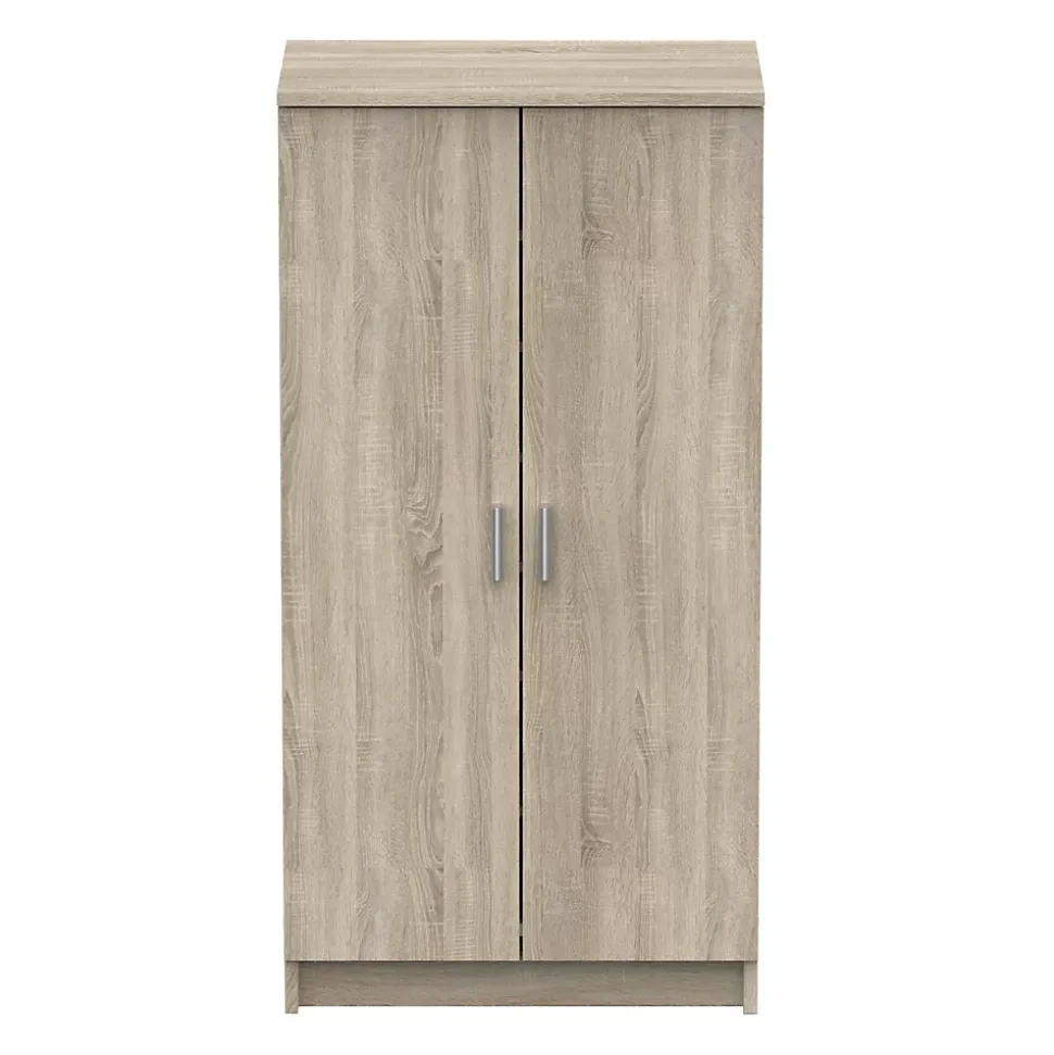 Meuble à chaussures Dpapett, Meuble chaussures peu encombrante, Armoire polyvalente avec 5 étagères, 55x36h108 cm, Chêne