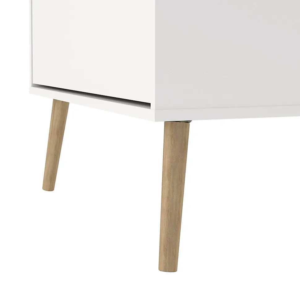 Meuble à chaussures Fung, Meuble à chaussures, Armoire d'entrée polyvalente, Rangement pour chaussures, 70x24 h139 cm, Blanc
