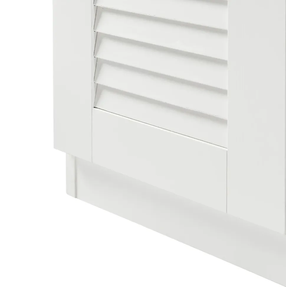 Meuble à chaussures Loeten avec banquette 97 x 120 x 36 cm blanc en.casa