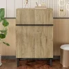 Meuble à Chaussures Moderne 2 Portes - avec Étagères Réglables - en Panneaux de Particules PB - 60x34,5x95 cm - Bois