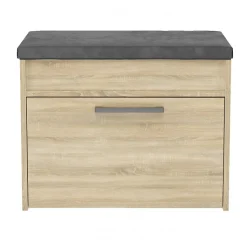 Meuble à chaussures style scandinave entrée - 60x35x49 - Banc avec rangement-PARMI