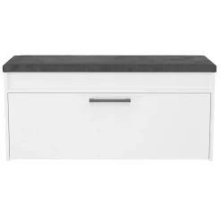 Meuble à chaussures style scandinave entrée - 100x35x49 - Banc avec rangement-PARMI