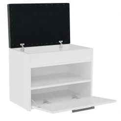 Meuble à chaussures style scandinave entrée - 60x35x49 - Banc avec rangement-PARMI