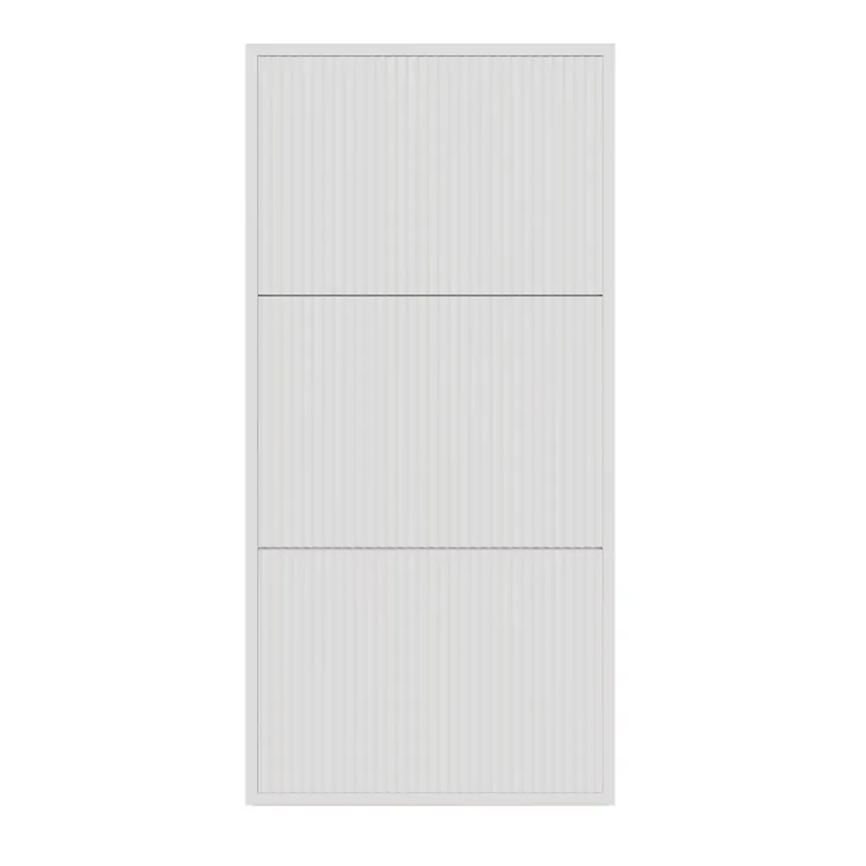 Meuble à chaussures suspendu blanc 50 cm VELDIO