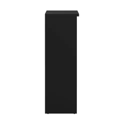 Meuble à chaussures Todd, Meuble à chaussures, Armoire d'entrée polyvalente, Rangement pour chaussures, 109x32 h93 cm, Noir