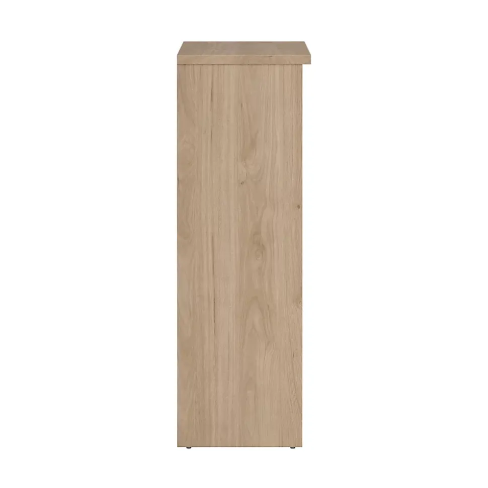 Meuble à chaussures Todd, Meuble à chaussures, Armoire d'entrée polyvalente, Rangement pour chaussures, 109x32 h93 cm, Chêne clair
