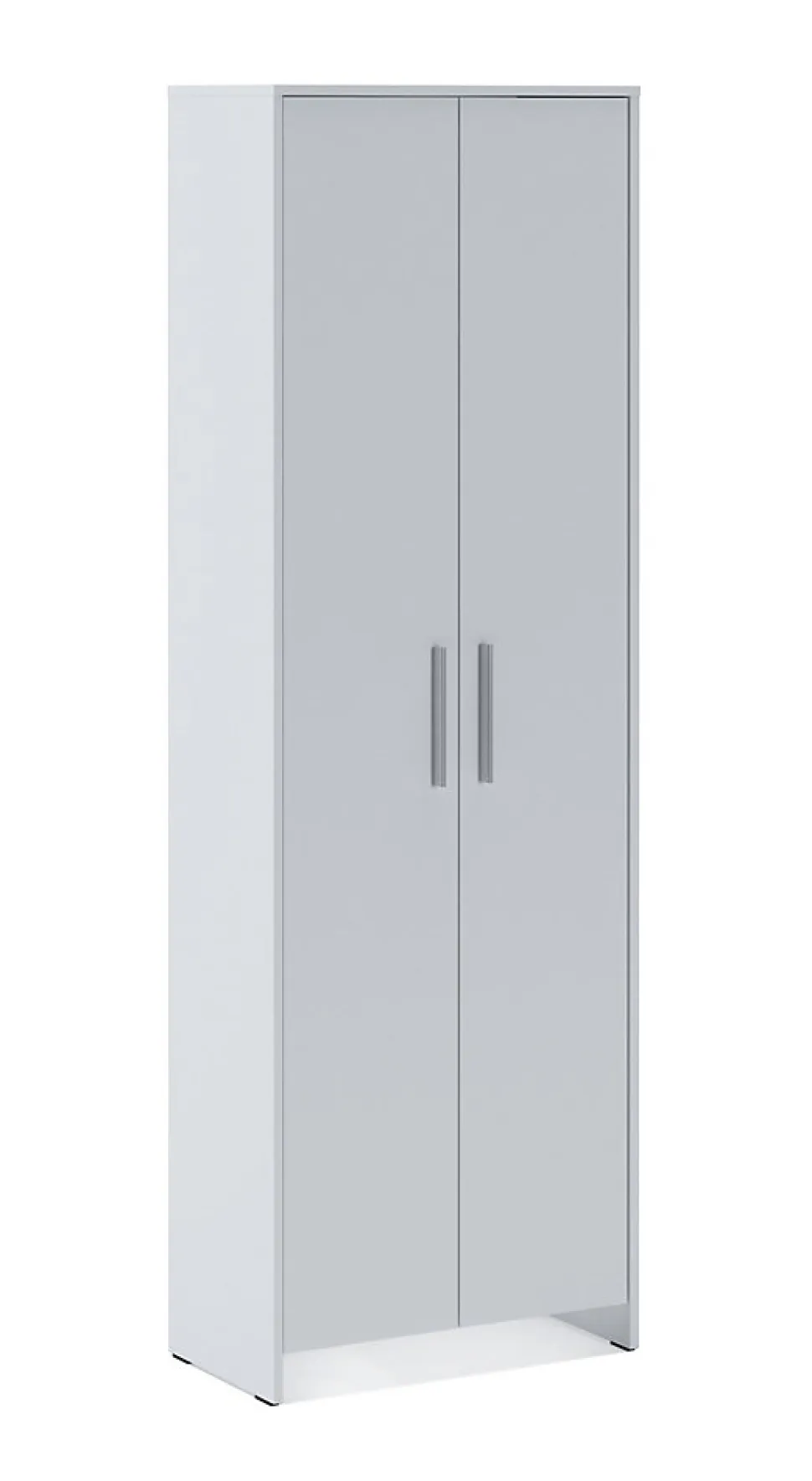 Meuble à chaussures Vinadio, Meuble à chaussures, Armoire d'entrée polyvalente, Rangement pour chaussures, 65x38h197 cm, Blanc