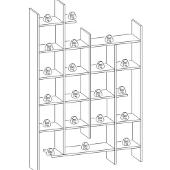 Meuble à étagères bois BOK Concept Usine