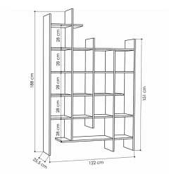 Meuble à étagères bois BOK Concept Usine