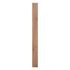 Meuble a chaussures - KOBLENZ - Chene artisan - 58 x 177 x 17 cm - 5 abattants - Facade miroir