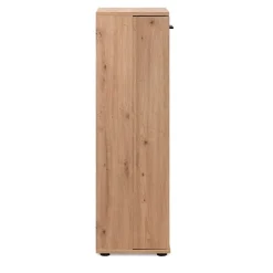 Meuble a chaussures Satos - Chene Artisan - 100 x 110 x 34 cm - Capacité 12 Paires