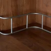 Meuble bar à 2 portes en bois d'acacia massif