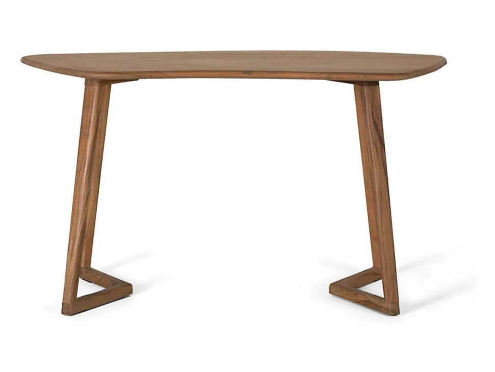 Meuble bar à 2 portes en bois d'acacia massif