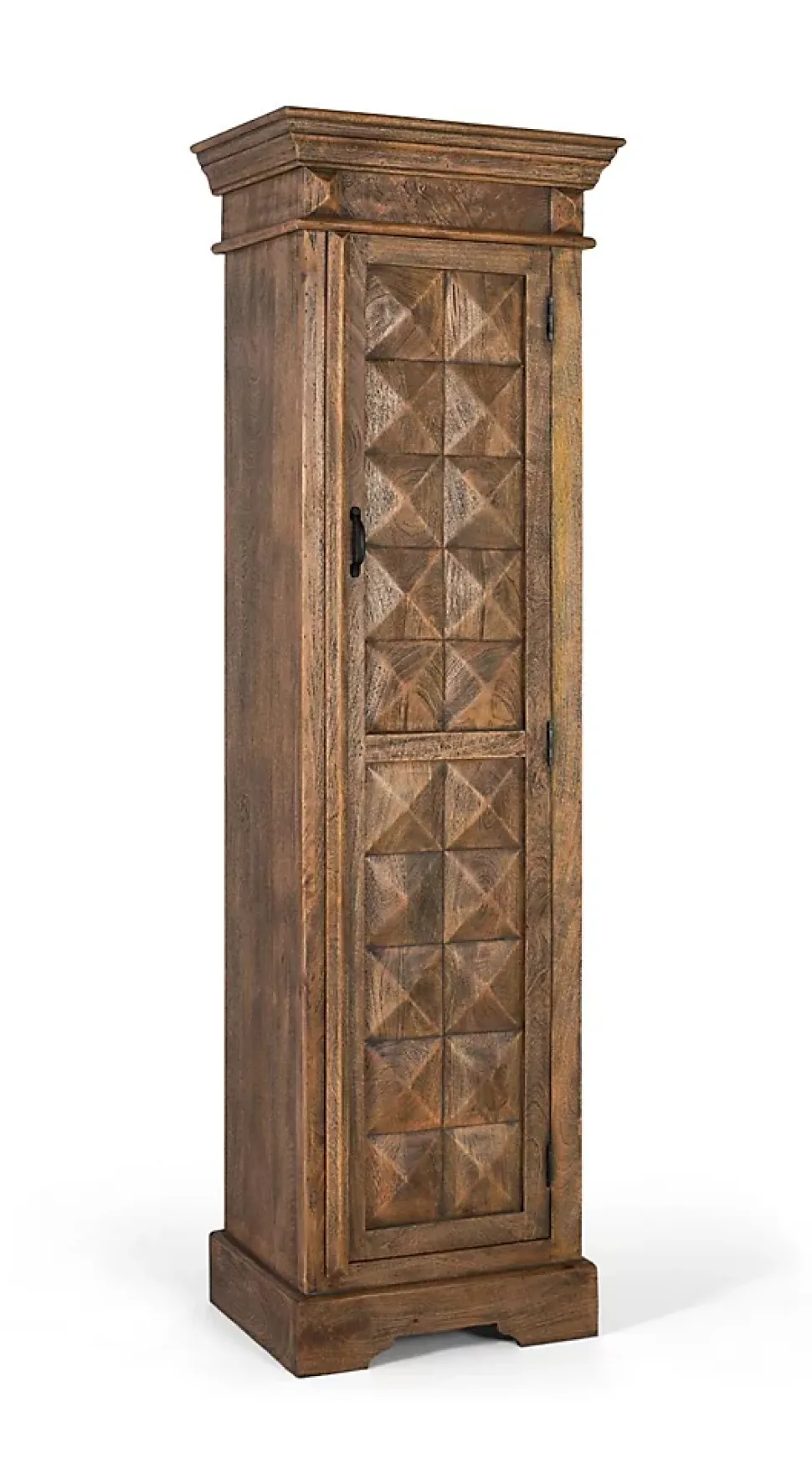 Meuble bar avec porte d'entrée en bois de manguier
