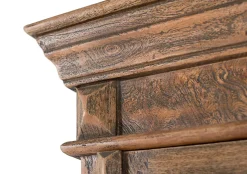 Meuble bar avec porte d'entrée en bois de manguier