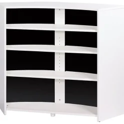 Meuble bar BEAUX MEUBLES PAS CHERS Blanc L1345 P553 H1048