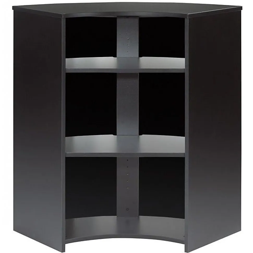 Meuble bar BEAUX MEUBLES PAS CHERS Noir 106,9x53,3x104,8 cm