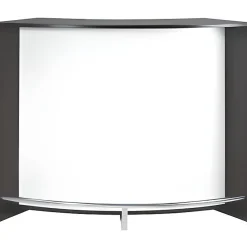 Meuble Bar BEAUX MEUBLES PAS CHERS 134,5x104,8x55,3 cm Blanc
