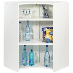 Meuble bar blanc SIMMOB SNACK106BL 107 cm bois mélaminé