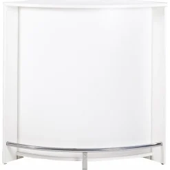 Meuble bar blanc SIMMOB SNACK106BL 107 cm bois mélaminé