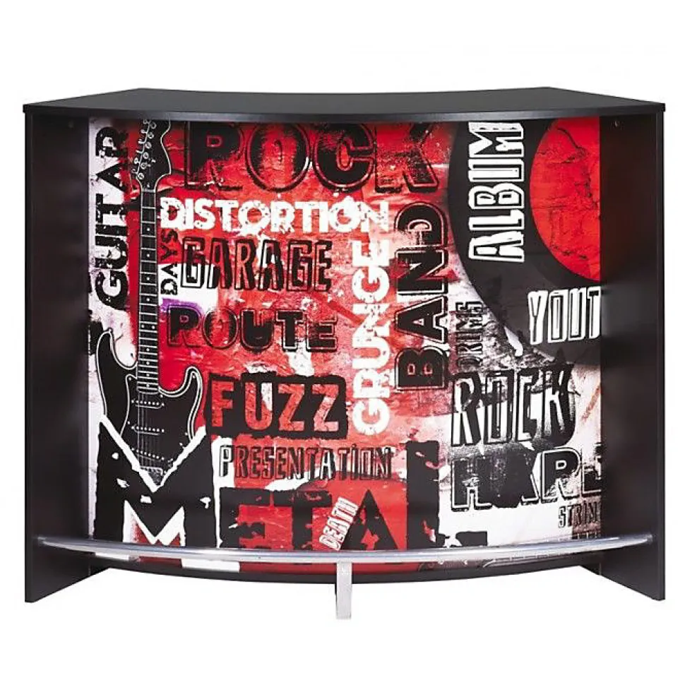Meuble bar Rock 451 SIMMOB Noir 1345x55x1048 mm