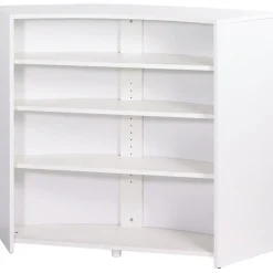 Meuble bar SIMMOB 135 cm blanc réversible bois