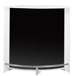 Meuble bar SIMMOB 106,9x53,3x104,8 cm Blanc réversible