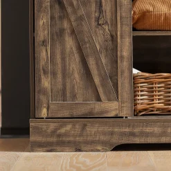 Meuble Bas avec Porte de Grange Coulissante, FSB60-N, SoBuy