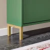 Meuble Chaussure,Armoire à Chaussures, Meuble de Rangement,Pieds en Fer,Vert,FSR100-SY,SoBuy