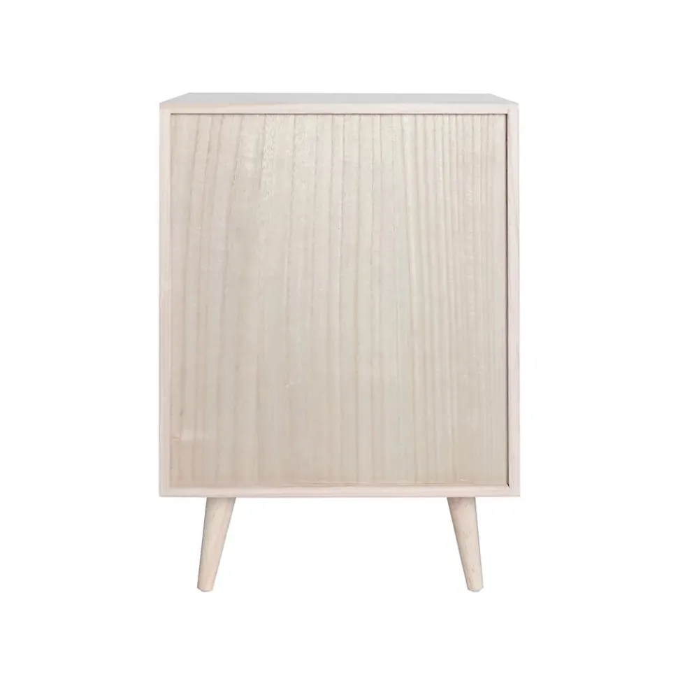 Meuble Commode Polyvalent en Bois Clair avec 5 Tiroirs