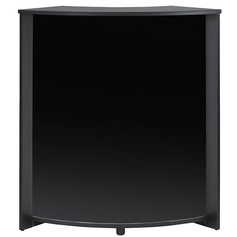 Meuble comptoir Bar Beaux Meubles Pas Chers 96 cm Noir MDF