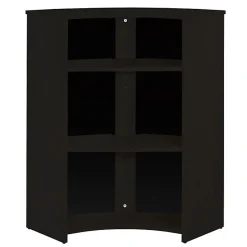 Meuble comptoir Bar Beaux Meubles Pas Chers 96 cm Noir MDF