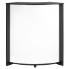 Meuble comptoir bar Beaux Meubles Pas Chers 96cm noir blanc bois