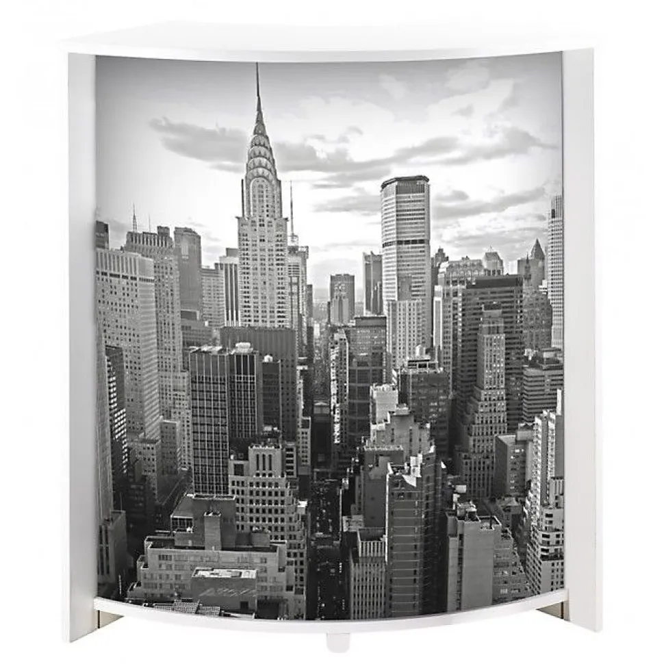 Meuble comptoir bar New York 500 SIMMOB blanc bois 96x45x105 cm
