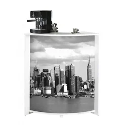Meuble comptoir bar SIMMOB Manhattan 508 blanc 96 cm bois