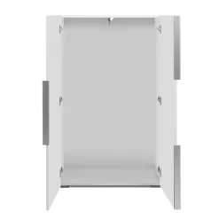 Meuble de rangement 2 portes blanc H125cm - ORSA
