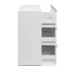 Meuble de rangement 3 tiroirs blanc L76cm - ORSA