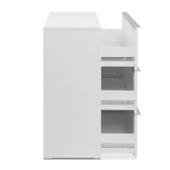 Meuble de rangement 3 tiroirs blanc L76cm - ORSA