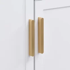 Meuble De Rangement D'entrée Blanc - Armoire Et Étagère à Chaussures - 80 X 175,5 X 35 Cm