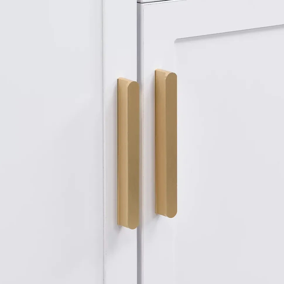 Meuble De Rangement D'entrée Blanc - Armoire Et Étagère à Chaussures - 80 X 175,5 X 35 Cm