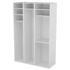 Meuble de rangement ouvert blanc GoodHome Atomia H. 187,5 x L. 120 x P. 45 cm