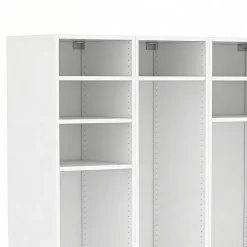 Meuble de rangement ouvert blanc GoodHome Atomia H. 187,5 x L. 120 x P. 45 cm