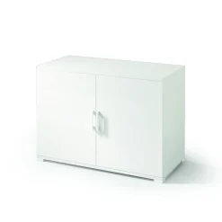 Meuble De Rangement Polyvalent Pour Salle De Bains Blanc