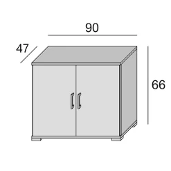 Meuble De Rangement Polyvalent Pour Salle De Bains Blanc