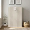 Meuble de rangement portes battantes effet chêne GoodHome Atomia H. 112,5 x L. 75 x P. 37 cm