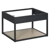 Meuble de salle de bain en métal et bois avec plan 60 cm WILL
