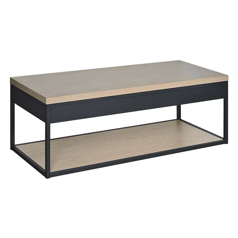 Meuble de salle de bain en métal et bois avec plan 120cm WILL