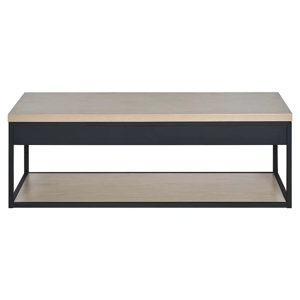 Meuble de salle de bain en métal et bois avec plan 120cm WILL